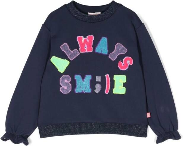 Billieblush Sweater met patch Blauw