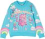 Billieblush Sweater met regenboogprint Blauw - Thumbnail 1