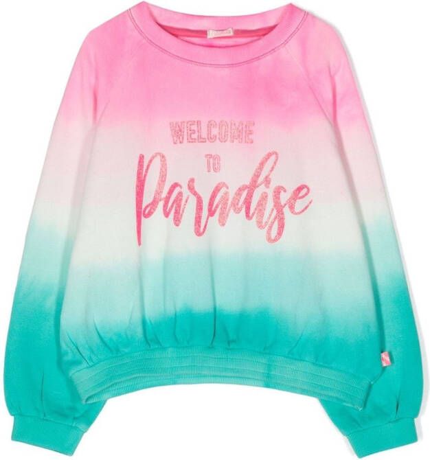 Billieblush Sweater met tekst Roze