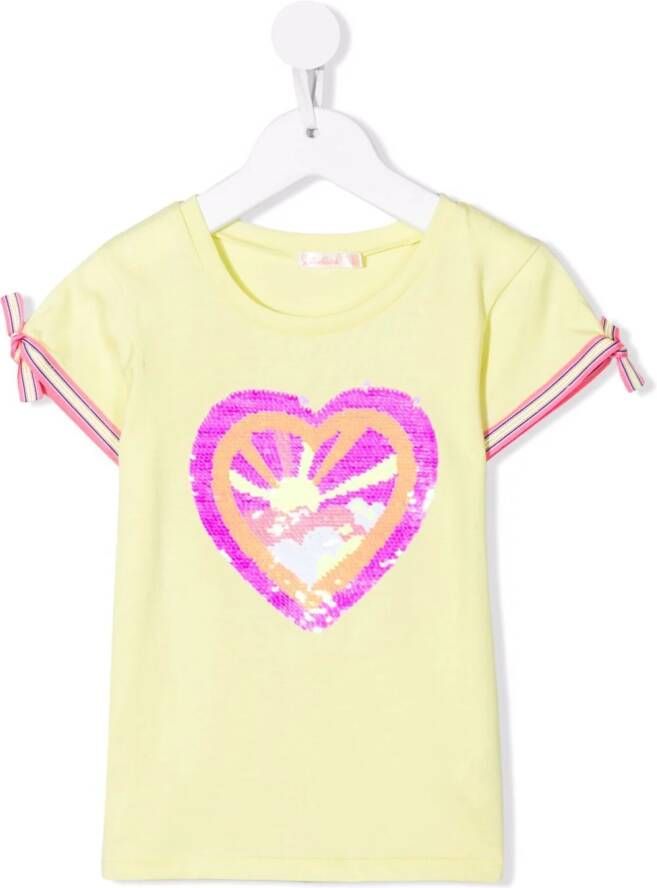 Billieblush T-shirt met hartprint Groen