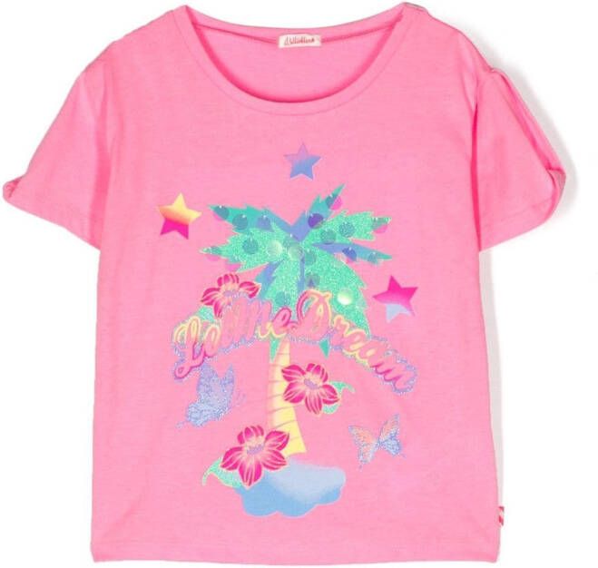 Billieblush T-shirt met print Roze