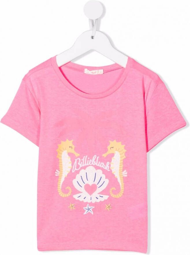 Billieblush T-shirt met print Roze