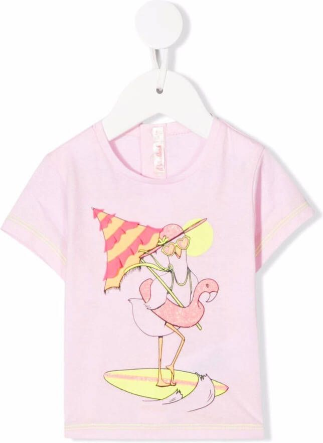 Billieblush T-shirt met print Roze