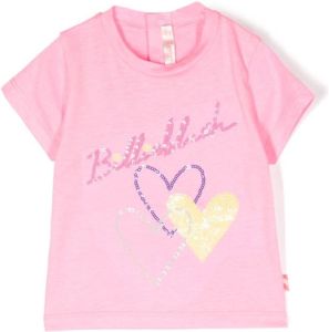 Billieblush T-shirt verfraaid met pailletten Roze