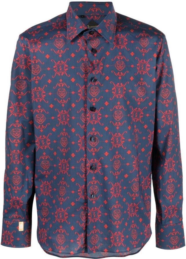 Billionaire Rok met abstracte print Blauw