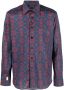 Billionaire Rok met abstracte print Blauw - Thumbnail 1