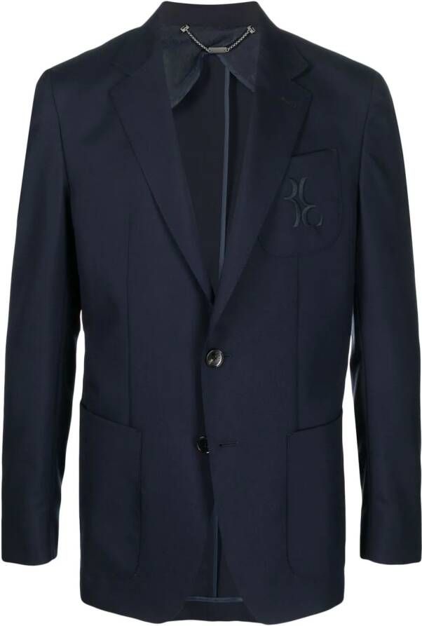 Billionaire Blazer met enkele rij knopen Blauw