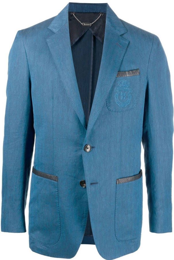 Billionaire Blazer met enkele rij knopen Blauw