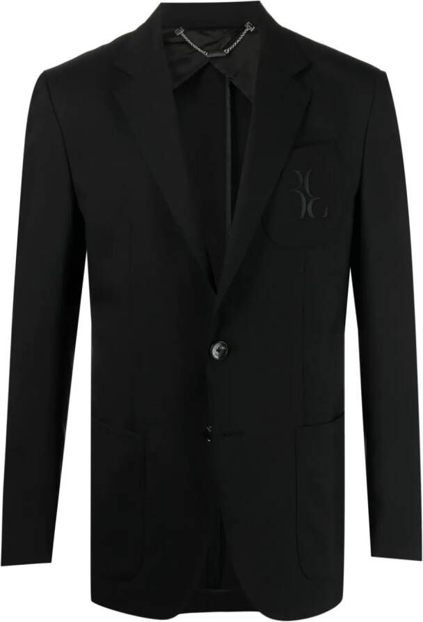 Billionaire Blazer met geborduurd logo Zwart