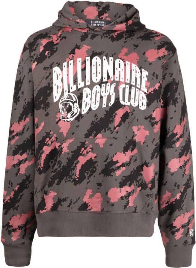 Billionaire Boys Club Hoodie met camouflageprint Grijs