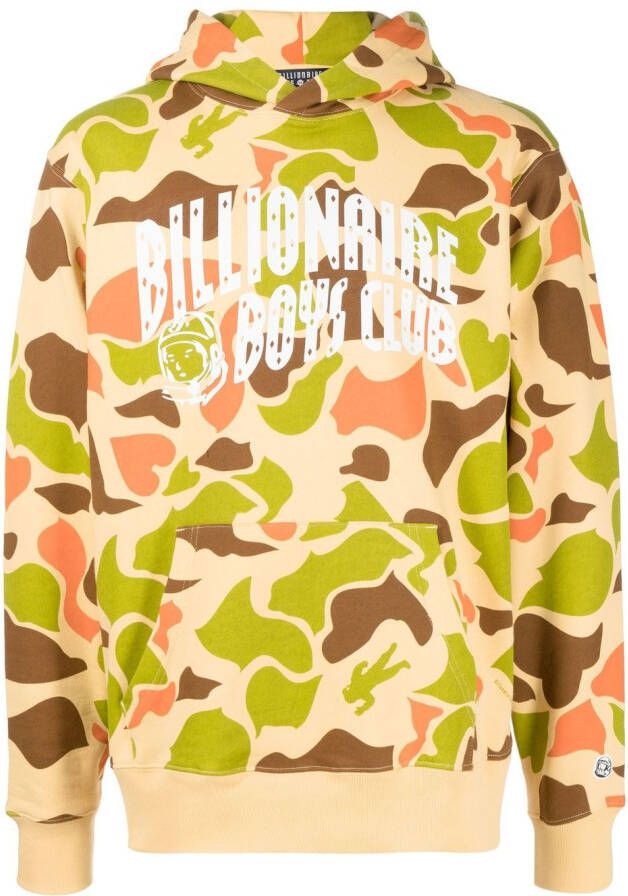 Billionaire Boys Club Hoodie met camouflageprint Bruin