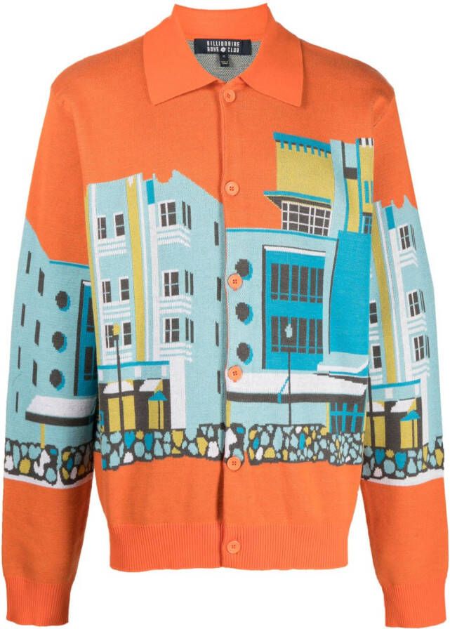 Billionaire Boys Club Vest met grafische print Oranje