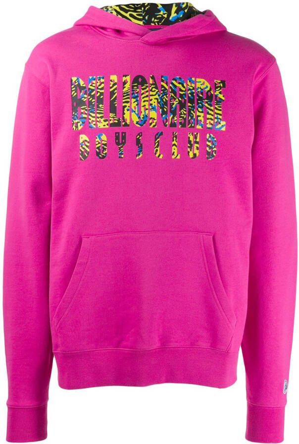 Billionaire Boys Club Hoodie met logoprint Roze