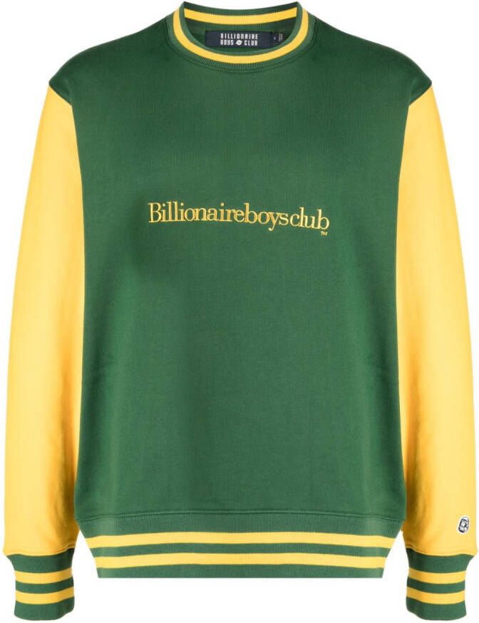 Billionaire Boys Club Sweater met geborduurd logo Groen
