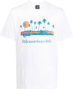 Billionaire Boys Club logo-print cotton T-shirt Wit