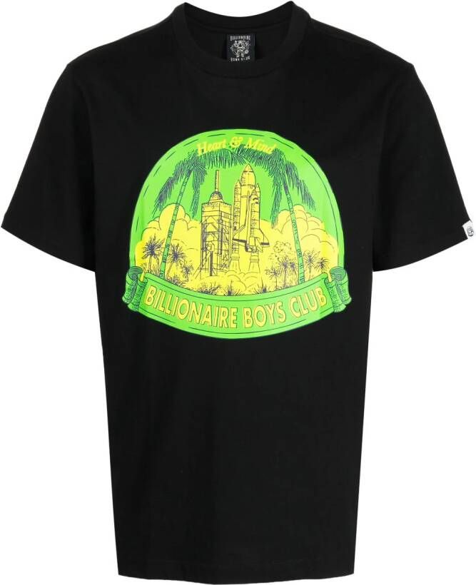 Billionaire Boys Club T-shirt met logoprint Zwart