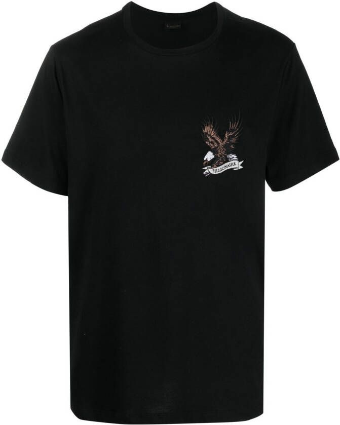 Billionaire T-shirt met logo Zwart
