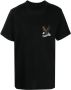 Billionaire T-shirt met logo Zwart - Thumbnail 1