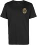 Billionaire T-shirt met geborduurd logo Zwart - Thumbnail 1