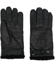Billionaire Handschoenen met imitatiebont Zwart