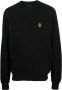 Billionaire Sweater met geborduurd logo Zwart - Thumbnail 1