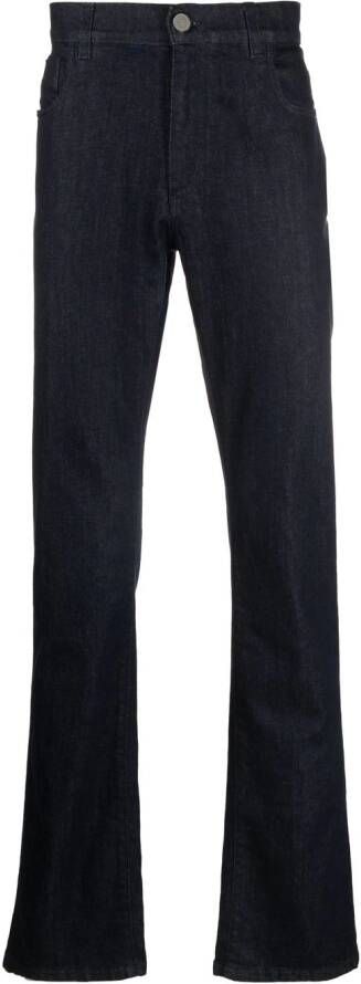 Billionaire Jeans met geborduurd logo Blauw
