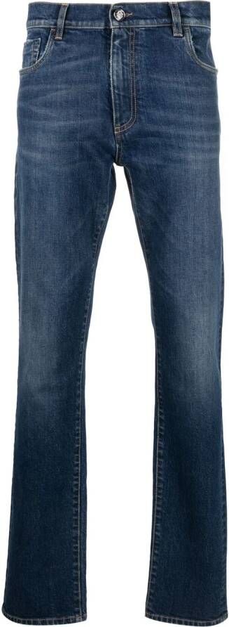 Billionaire Jeans met logopatch Blauw