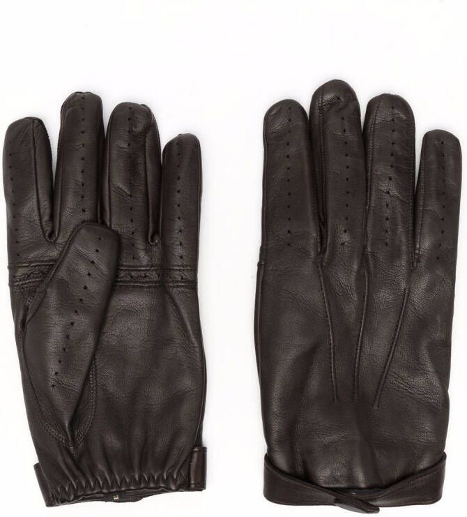 Billionaire Leren handschoenen Bruin