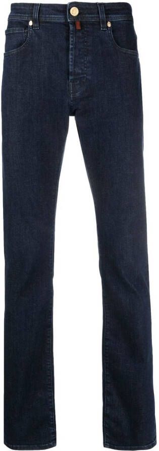 Billionaire Jeans met logopatch Blauw