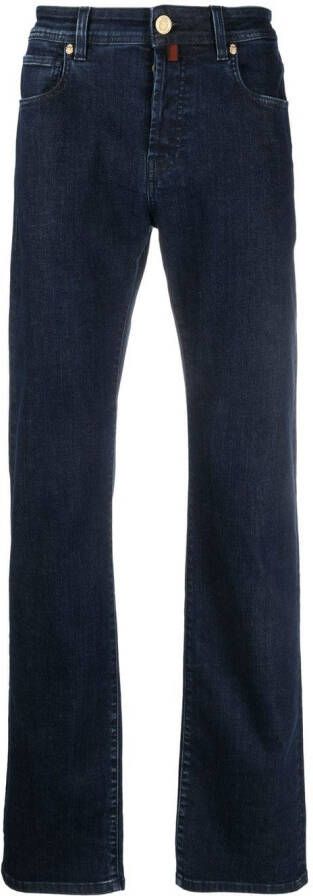 Billionaire Jeans met logopatch Blauw
