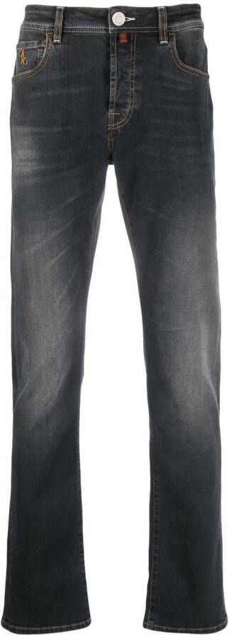Billionaire Jeans met logopatch Grijs