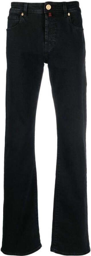 Billionaire Jeans met logopatch Zwart