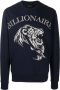 Billionaire Sweater met logoprint Blauw - Thumbnail 1