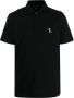 Billionaire Poloshirt met logoprint Zwart - Thumbnail 1