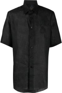 Billionaire Overhemd met korte mouwen Zwart