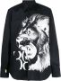 Billionaire Overhemd met leeuw-print Zwart - Thumbnail 1