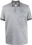 Billionaire Poloshirt met leeuwprint Grijs - Thumbnail 1