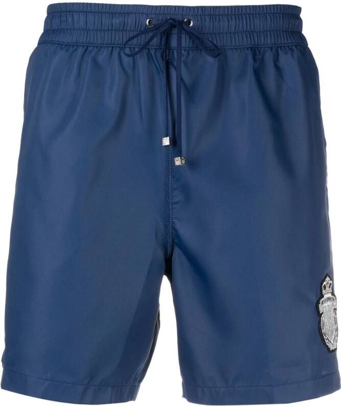 Billionaire Shorts met patchdetail Blauw