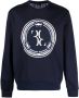 Billionaire Sweater met logoprint Blauw - Thumbnail 1