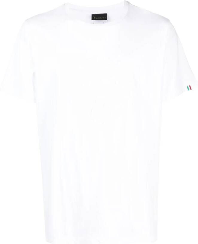 Billionaire T-shirt met borduurwerk Wit
