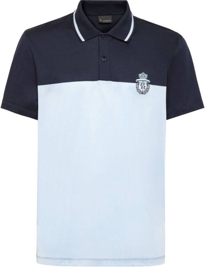 Billionaire T-shirt met geborduurd logo Blauw