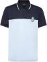 Billionaire T-shirt met geborduurd logo Blauw - Thumbnail 1