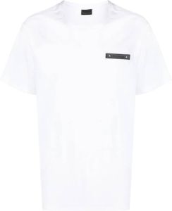 Billionaire T-shirt met logopatch Wit