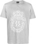 Billionaire T-shirt met logoprint Grijs - Thumbnail 1