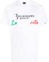 Billionaire T-shirt met logoprint Wit - Thumbnail 1