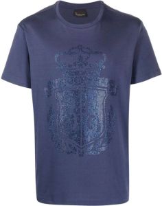 Billionaire T-shirt met print Blauw