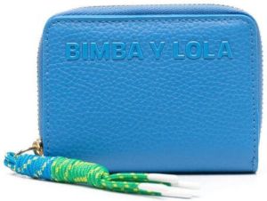 Bimba y Lola Leren portemonnee Blauw