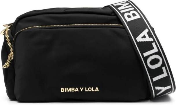 Bimba y Lola Crossbodytas met logo Zwart