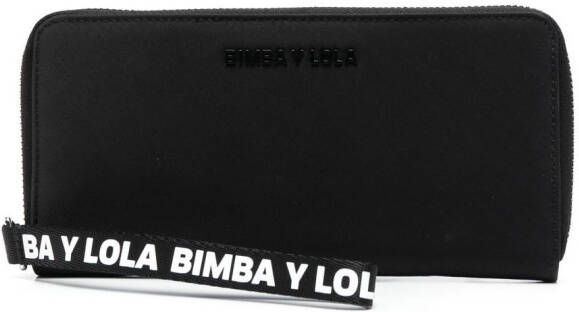 Bimba y Lola Portemonnee met rits Zwart