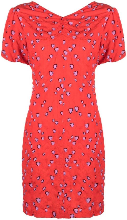 Bimba y Lola Mini-jurk met print Rood